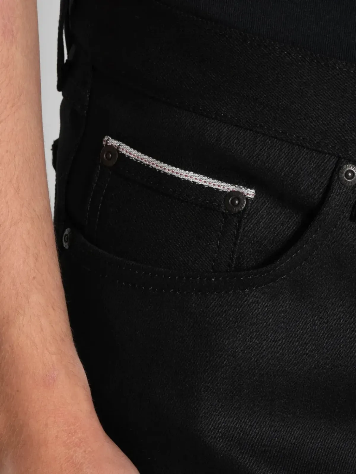 Naked and Famous True Guy カフ付きジーンズ - 画像5