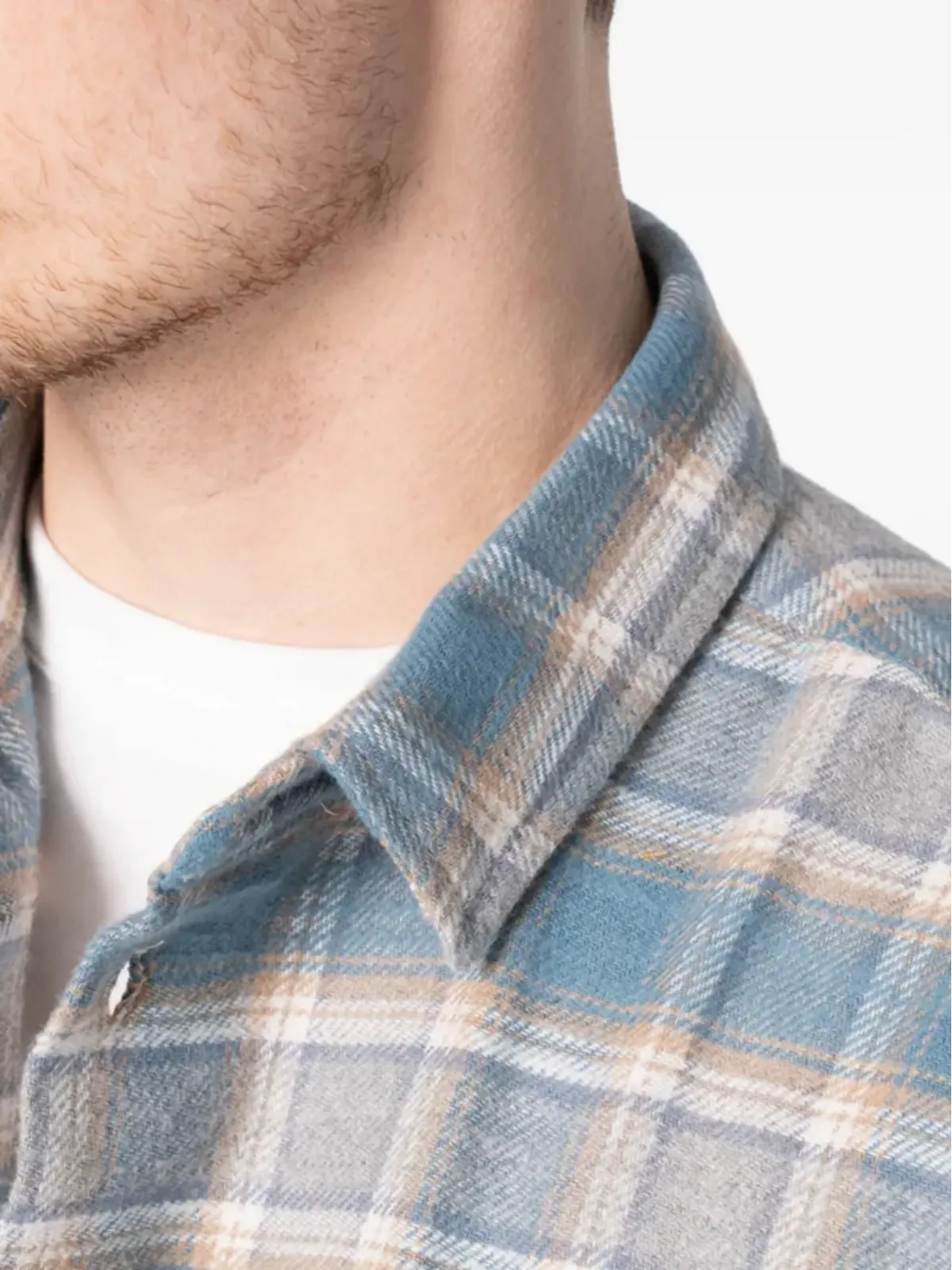 Naked and Famous True Shirt チェック柄ポケットシャツ - 画像4