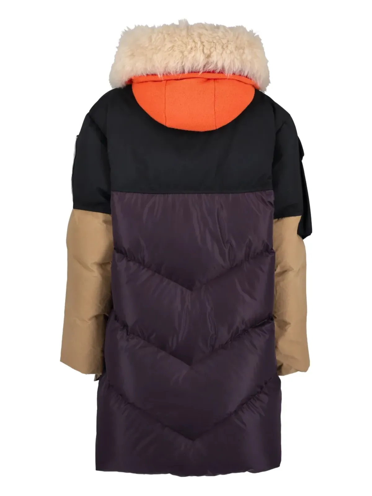 Woolrich Vintage パッチワークコート - 画像3