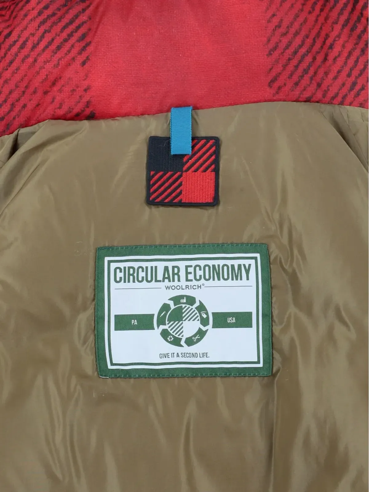 Woolrich Vintage パッチワークコート - 画像4