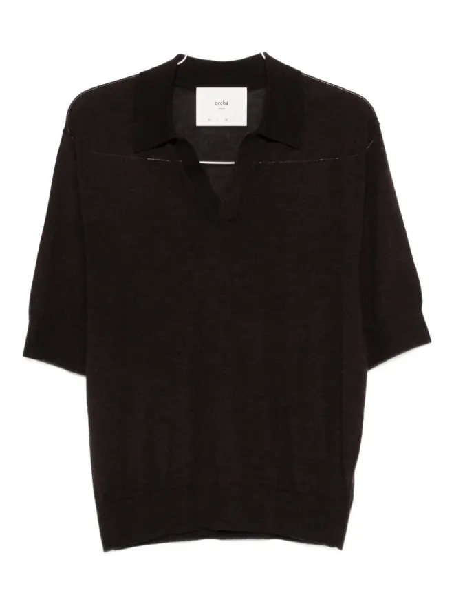 arch4 arch4 Mr. Ricci polo shirt - Brownの商品画像