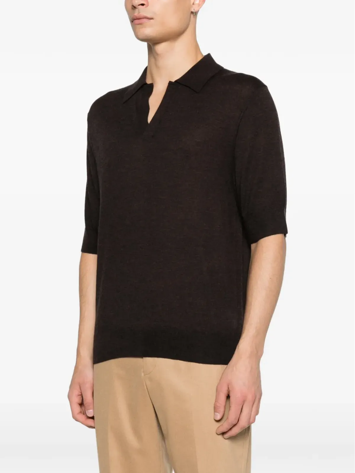 arch4 Mr. Ricci polo shirt - Brown - 画像3