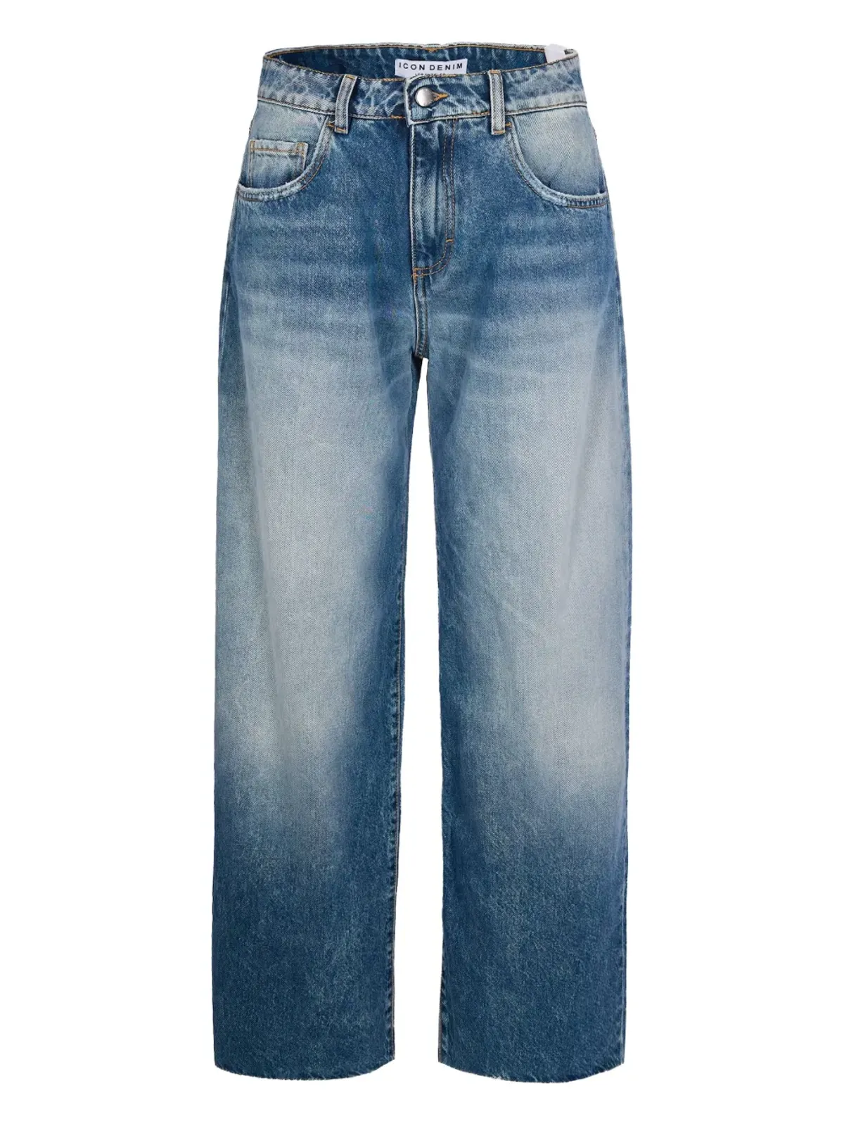 ICON DENIM 星モチーフ コットンジーンズ - 画像1