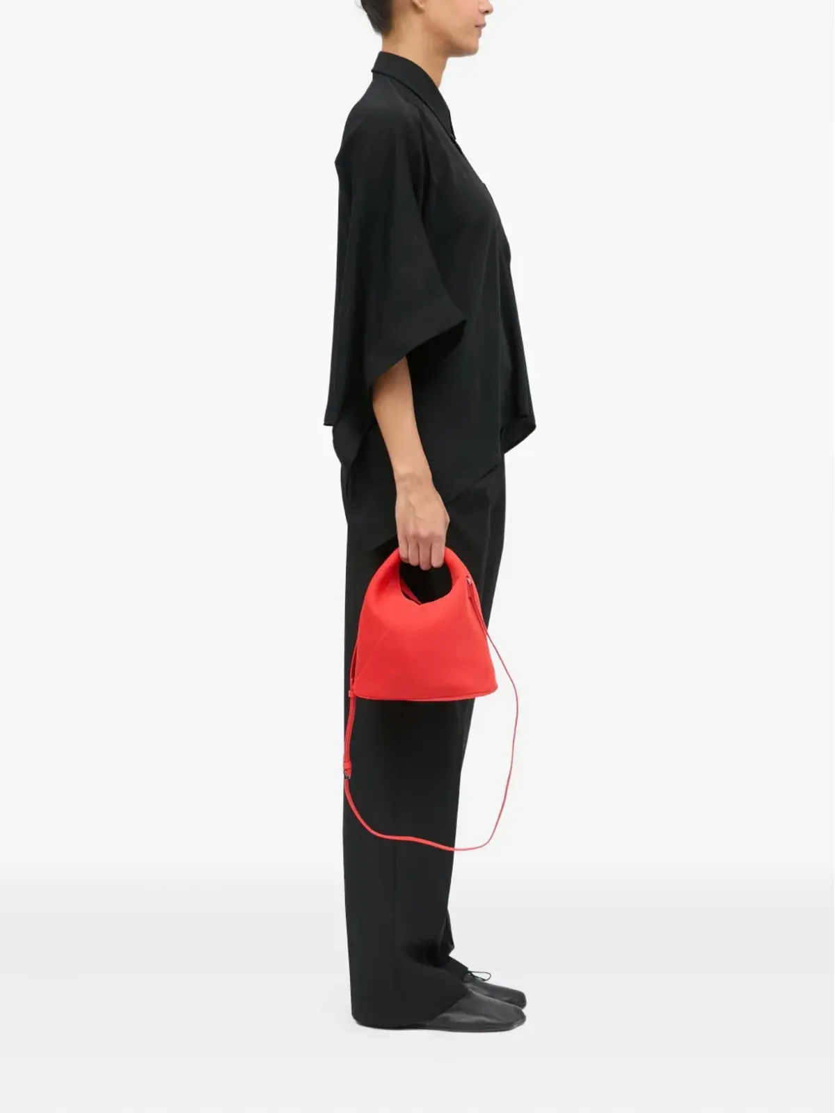 MM6 Maison Margiela 日本メッシュのクロスボディバッグ - 画像2