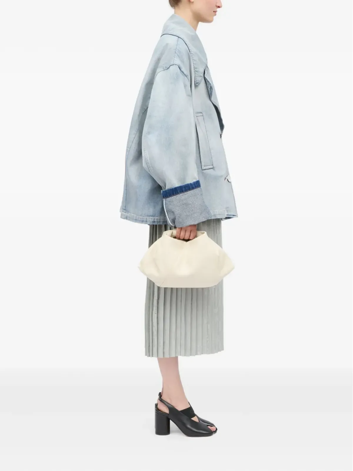 MM6 Maison Margiela Japanese draped tote bag - 画像2