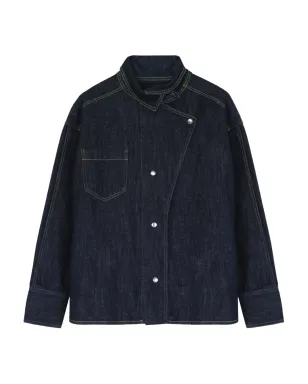 Margaux Lonnberg アシンメトリーデニムジャケット - サムネイル1