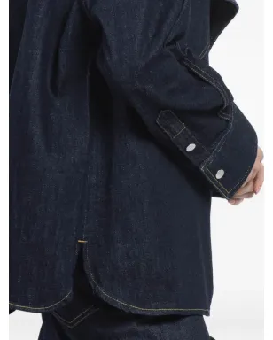 Margaux Lonnberg アシンメトリーデニムジャケット - サムネイル5