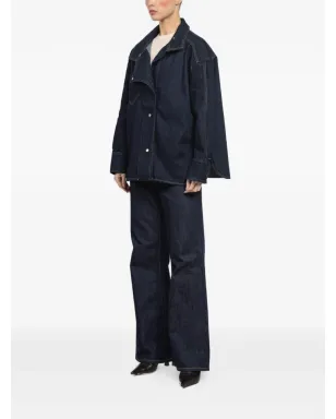 Margaux Lonnberg アシンメトリーデニムジャケット - サムネイル3