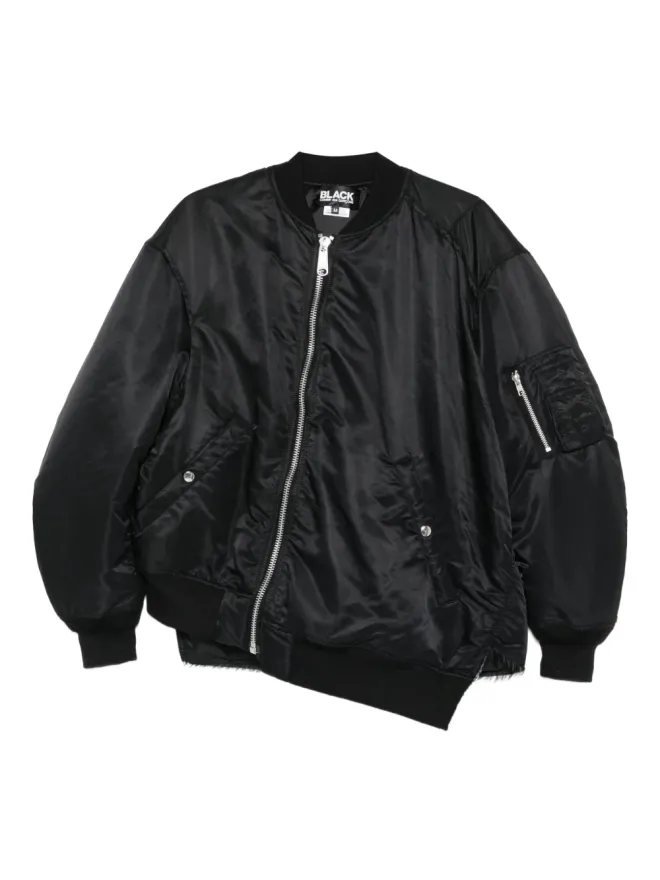 Black Comme des Garçons Black Comme Des Garçons MA-1 アシンメトリック ボンバー ジャケットの商品画像