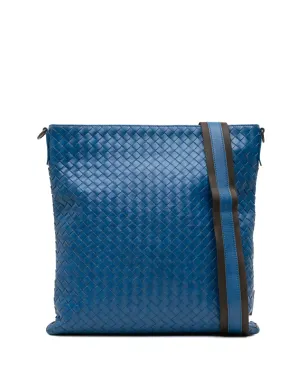 Bottega Veneta Pre-Owned 2012-2025 Nappa Intrecciato crossbody bag - Blue - サムネイル1