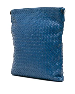 Bottega Veneta Pre-Owned 2012-2025 Nappa Intrecciato crossbody bag - Blue - サムネイル3