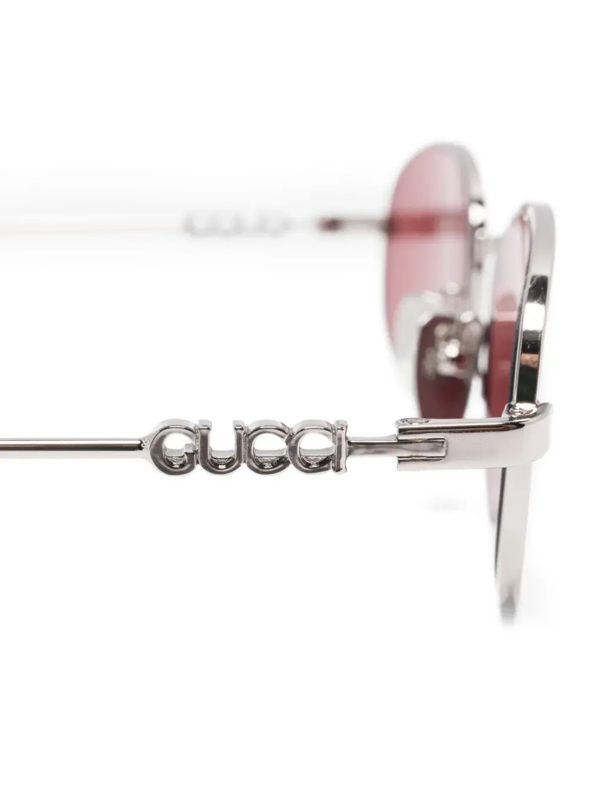 Gucci Eyewear ロゴサングラス - 画像3