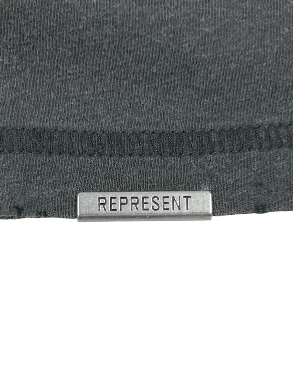 Represent エンジェルボーダーTシャツ ブラック - 画像3