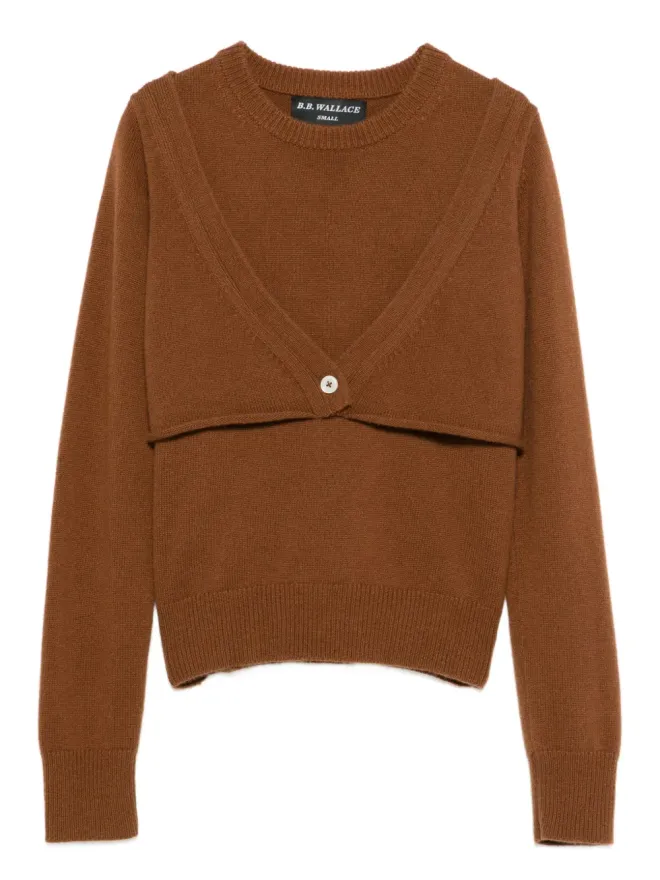 B.B. Walace B.B. Walace カシミヤ クルーネックセーターの商品画像