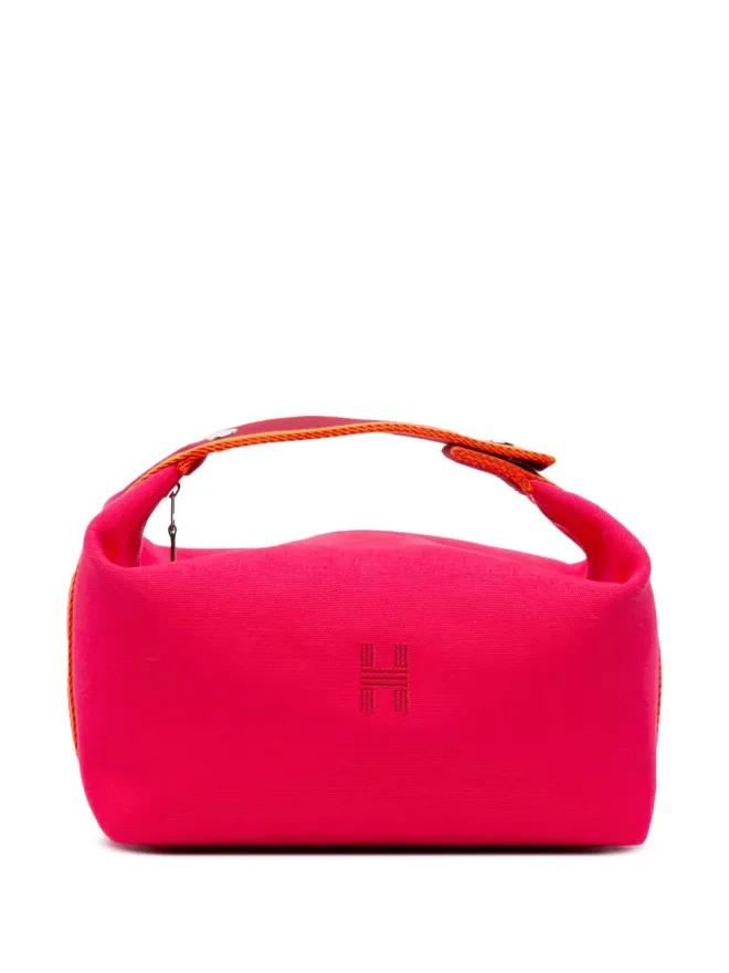 Hermès Pre-Owned Hermès Pre-Owned Toile Bride A Brac Case バニティバッグ - ピンクの商品画像