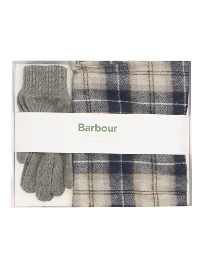 Barbour Barbour チェック柄グローブ＆スカーフの商品画像