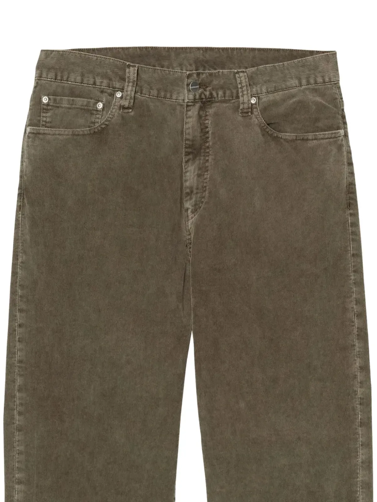Carhartt WIP ストレートコーデュロイパンツ グレー - 画像3