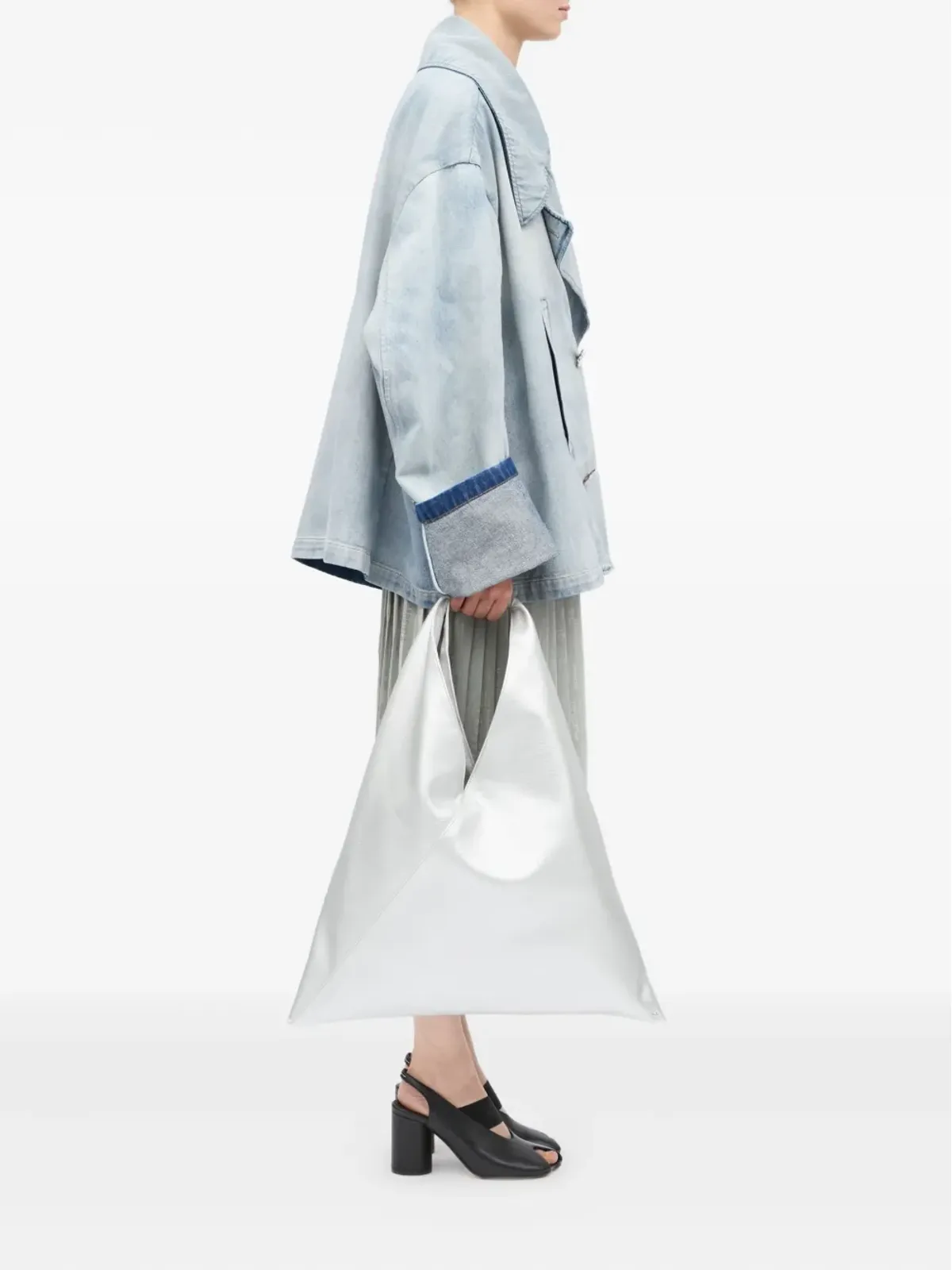 MM6 Maison Margiela 三角形に折りたたまれたトートバッグ - 画像2