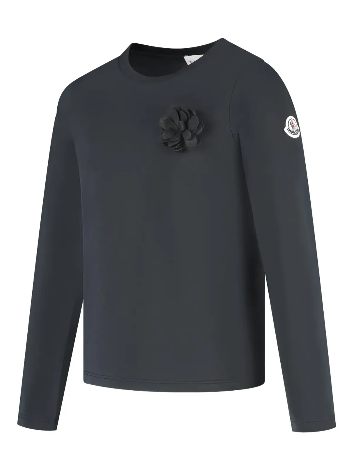 Moncler Enfant 花柄アップリケTシャツ - 画像2