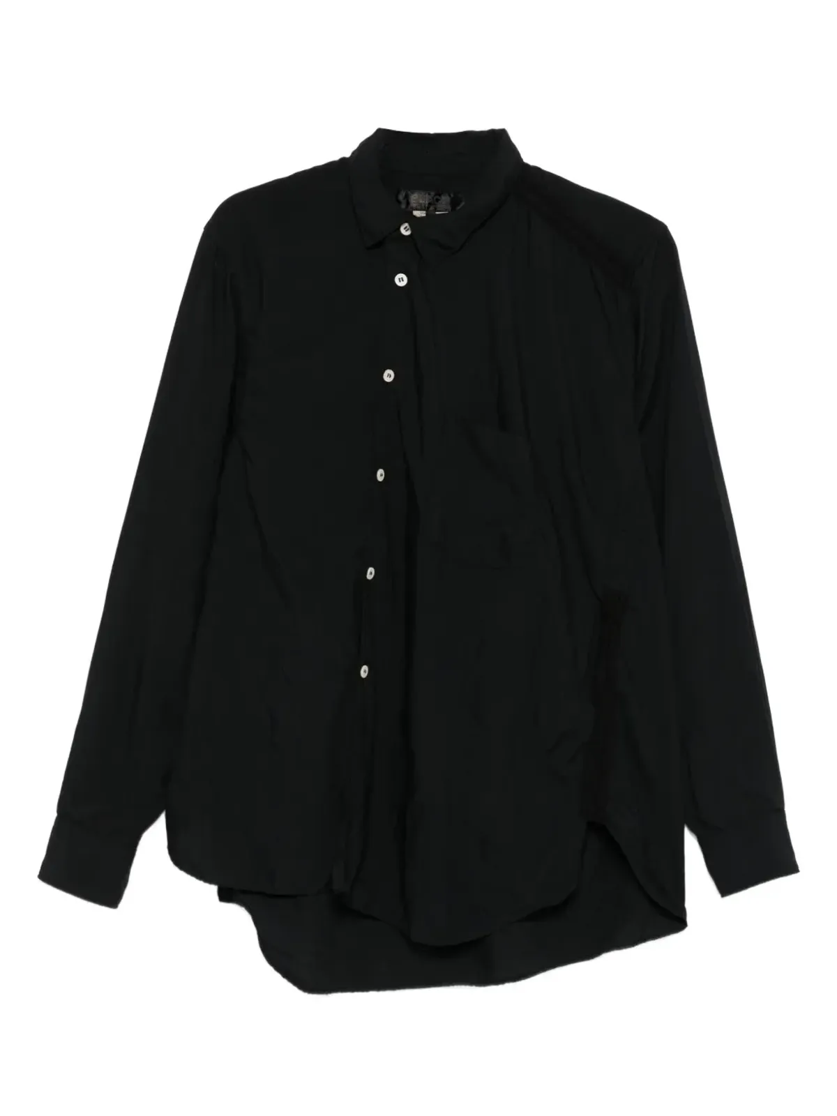 Black Comme Des Garçons アシンメトリックシャツ - 画像1