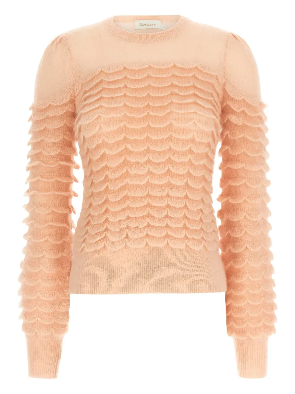 ZIMMERMANN Hypnotic Scallop sweater - Pink - 画像1