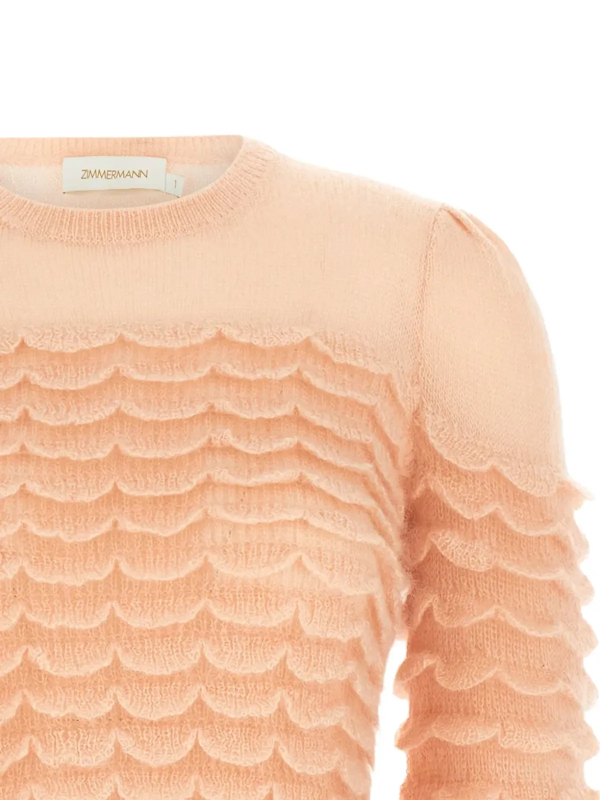 ZIMMERMANN Hypnotic Scallop sweater - Pink - 画像3