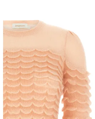 ZIMMERMANN Hypnotic Scallop sweater - Pink - サムネイル3