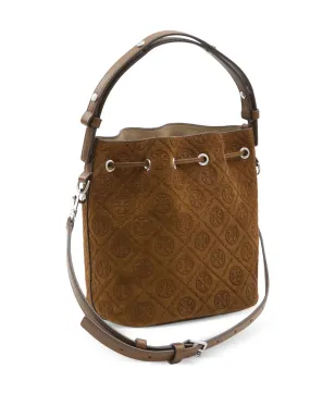 Tory Burch T Monogram スエード バケットバッグ - Brown - サムネイル2