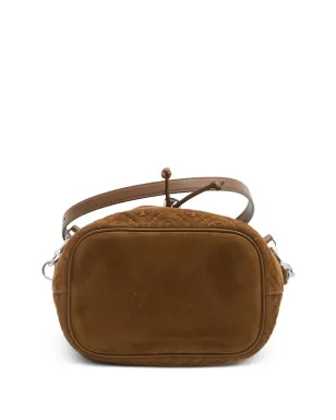 Tory Burch T Monogram スエード バケットバッグ - Brown - サムネイル3