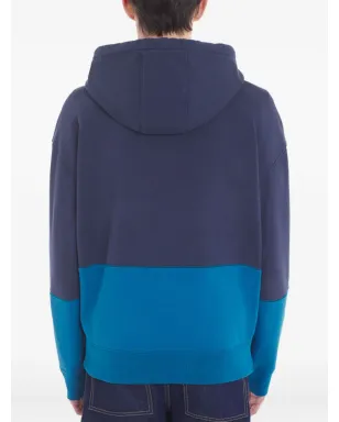 Maison Kitsuné カラーブロックデザイン ロゴパッチ フーディ - サムネイル4
