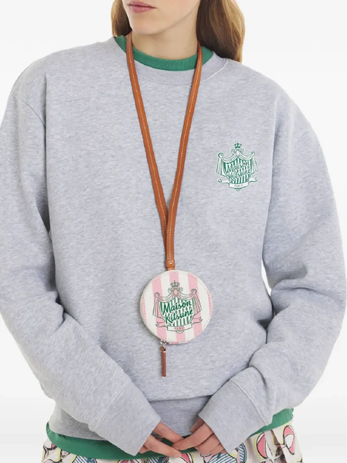 Maison Kitsuné ストライプ ロゴ ウォレット - 画像2
