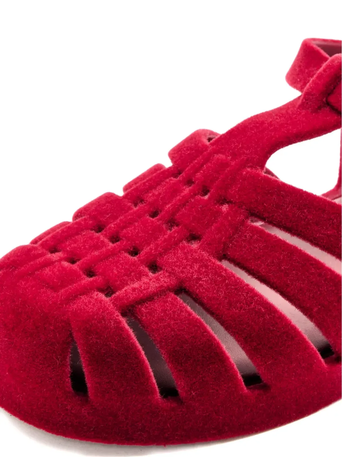 Melissa Possession Velvet sandals - Red - 画像4