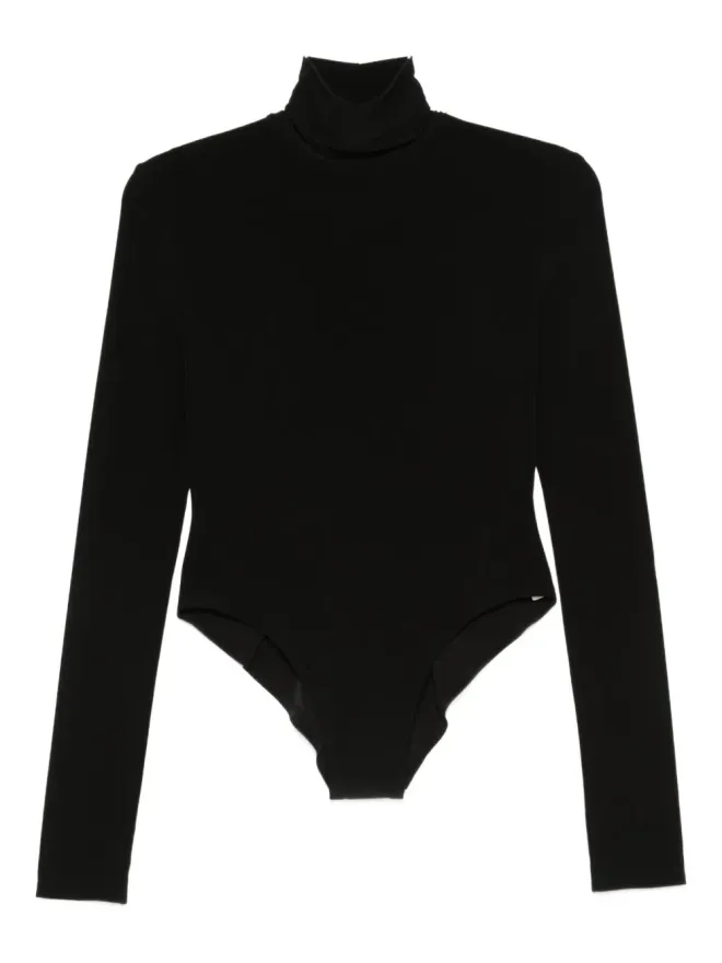 Norma Kamali Norma Kamali ロールネック長袖ボディスーツ - Blackの商品画像