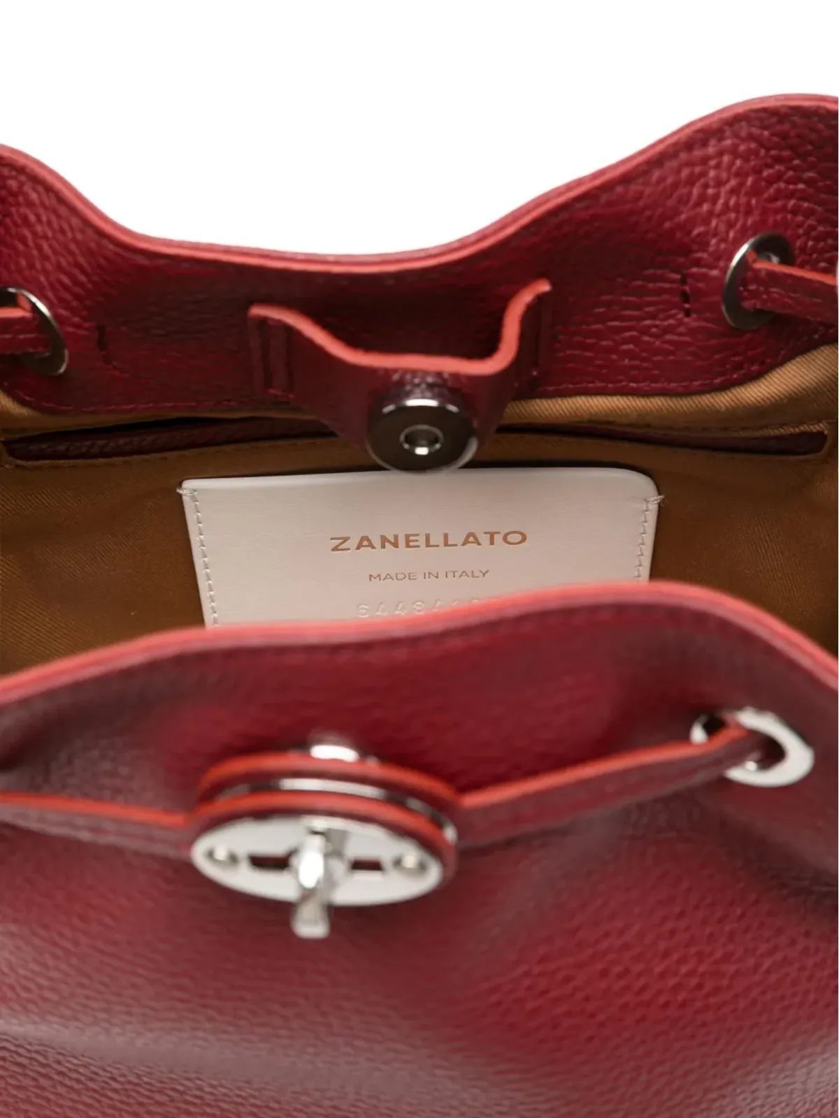 Zanellato モンダ・トートバッグ レッド - 画像5