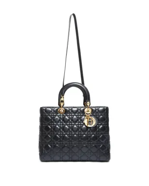 Christian Dior Pre-Owned レディ キルテッド トートバッグ - ブラック - サムネイル5