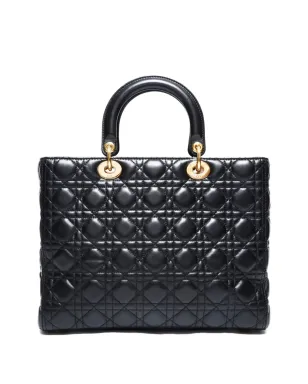 Christian Dior Pre-Owned レディ キルテッド トートバッグ - ブラック - サムネイル2