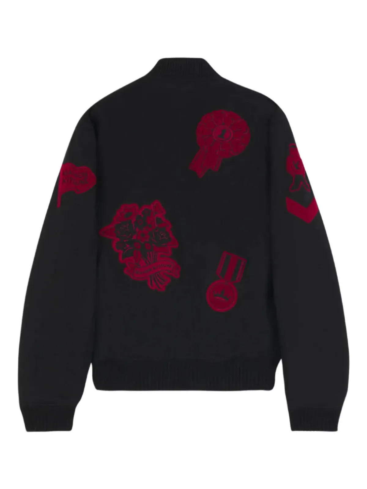 Maison Kitsuné アップリケ付きボタンジャケット - 画像5
