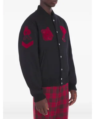 Maison Kitsuné アップリケ付きボタンジャケット - サムネイル3
