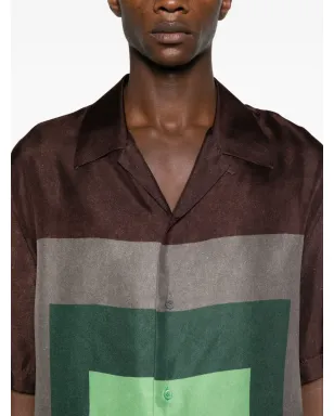 LOEWE シルクシャツ（ブラウン） - サムネイル5