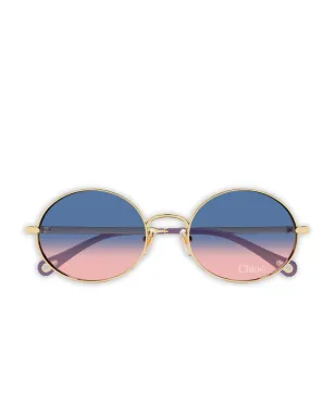 Chloé Eyewear CH0326S ラウンドフレームサングラス - サムネイル1