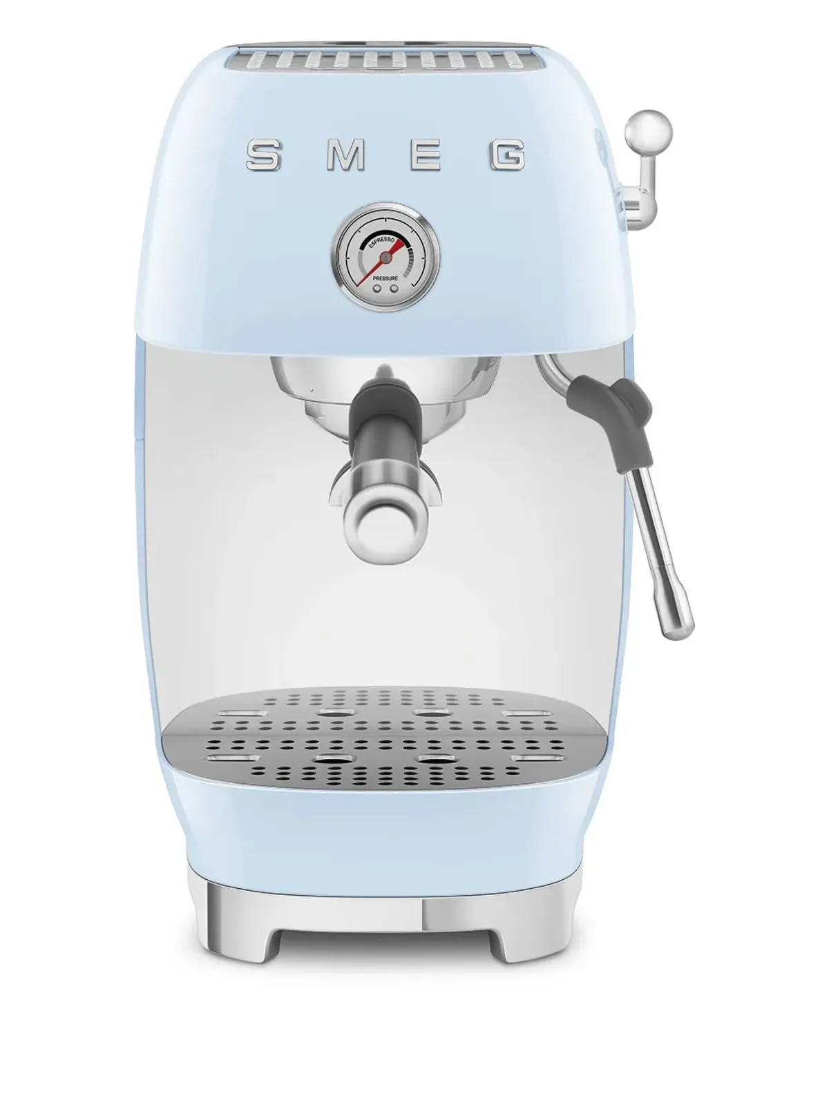 Smeg コンパクト ポルタフィルターコーヒーマシン ブルー - 画像1