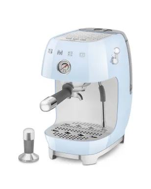 Smeg コンパクト ポルタフィルターコーヒーマシン ブルー - サムネイル3