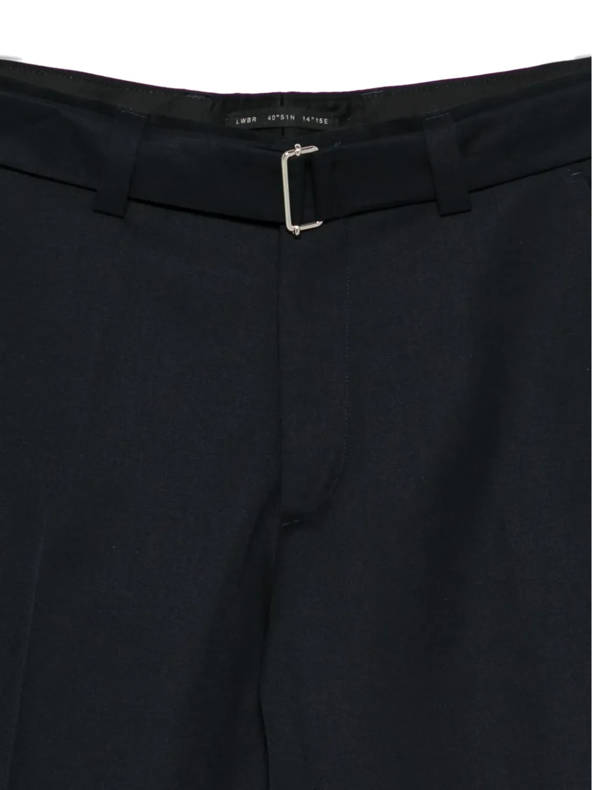 Low Brand バックル付きテーパードパンツ - 画像3