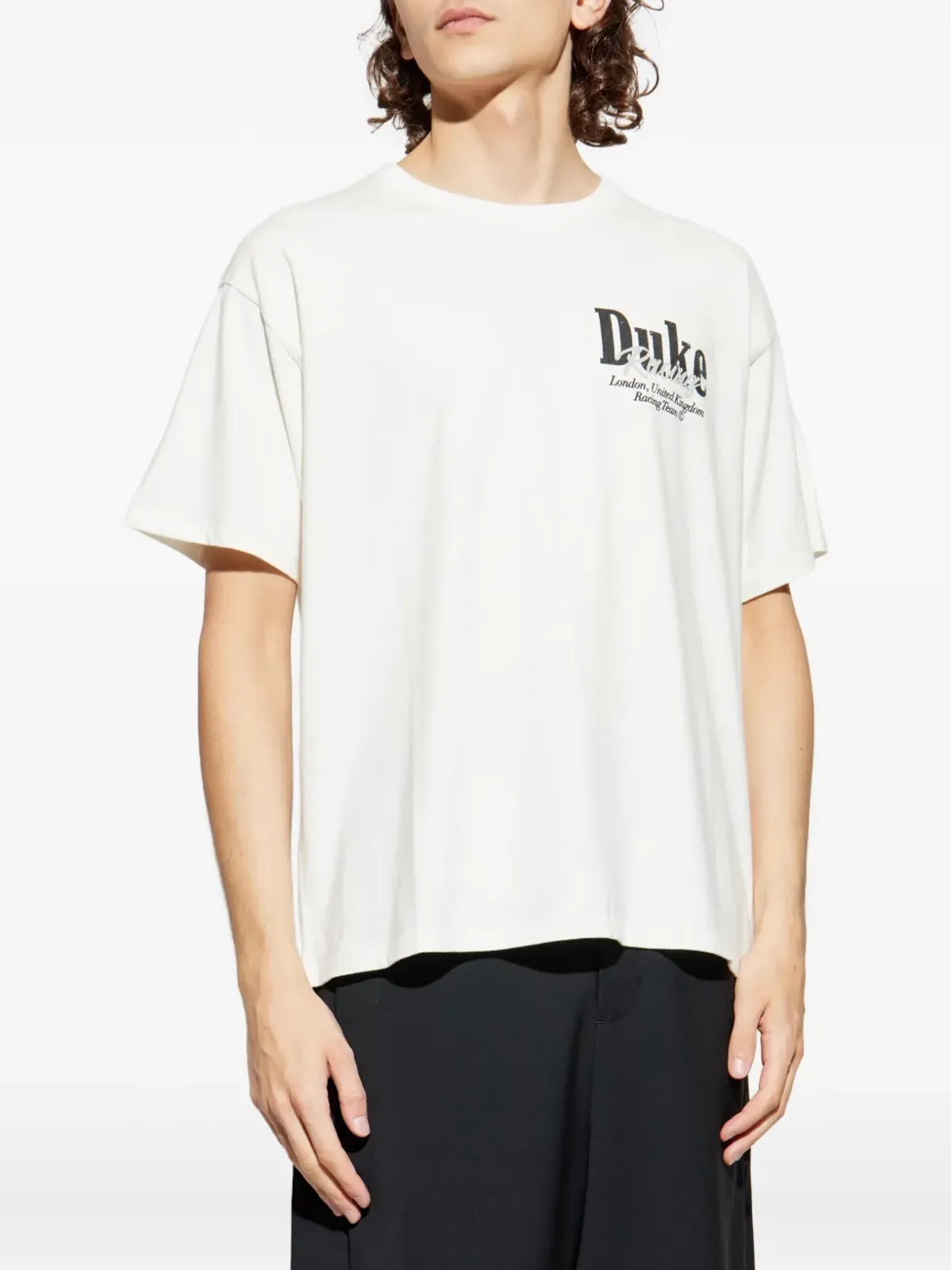 DUKE & DEXTER ロゴプリントTシャツ - 画像3