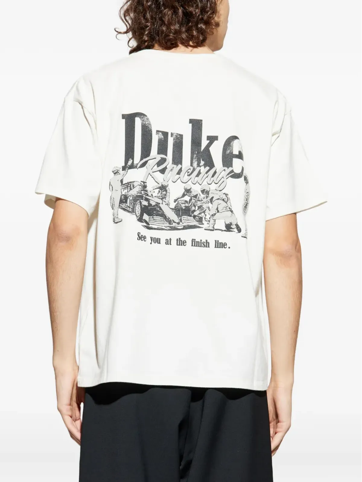 DUKE & DEXTER ロゴプリントTシャツ - 画像4