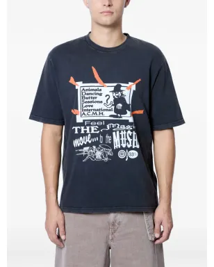 ACMH x Love International グラフィックTシャツ - ブルー - サムネイル1