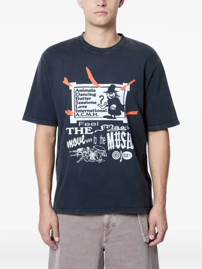 ACMH x Love International ACMH x Love International グラフィックTシャツ - ブルーの商品画像