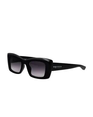 Alexander McQueen Eyewear 長方形フレームのサングラス - サムネイル2