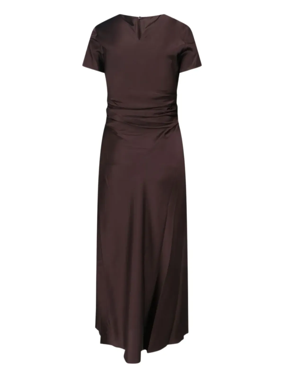 STAUD Phare ruched midi dress - Brown - 画像2
