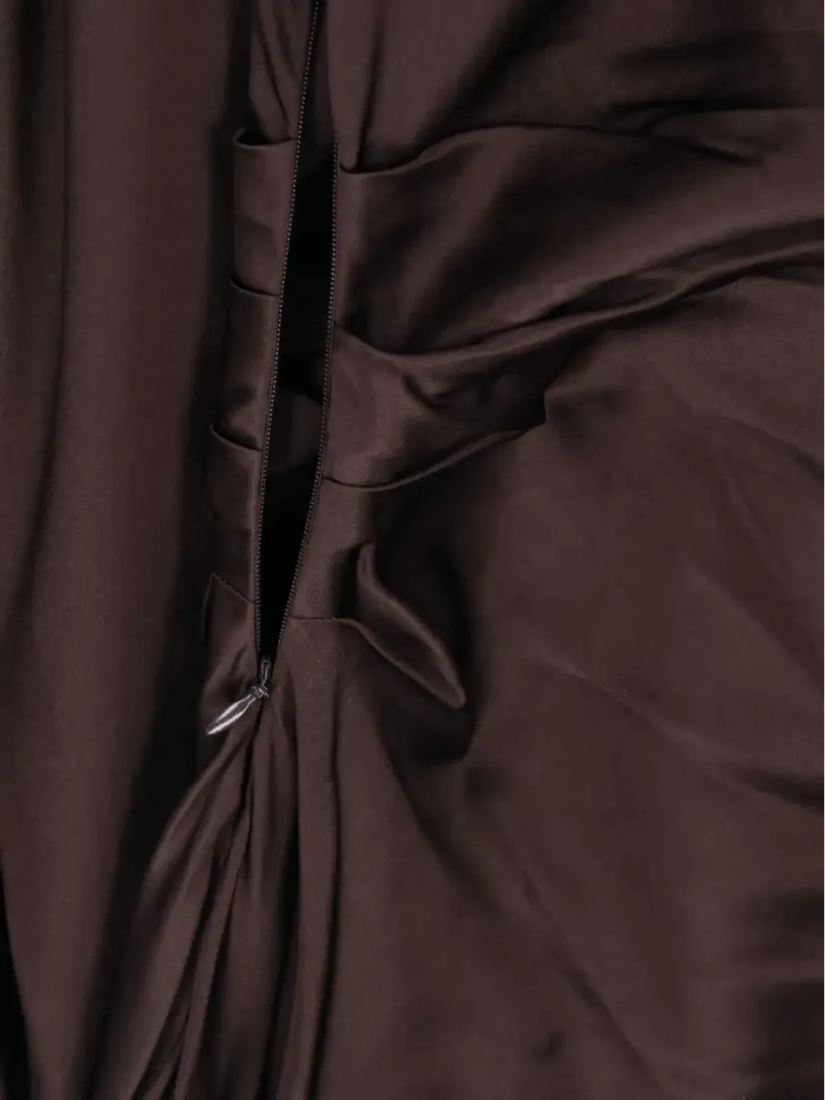 STAUD Phare ruched midi dress - Brown - 画像4